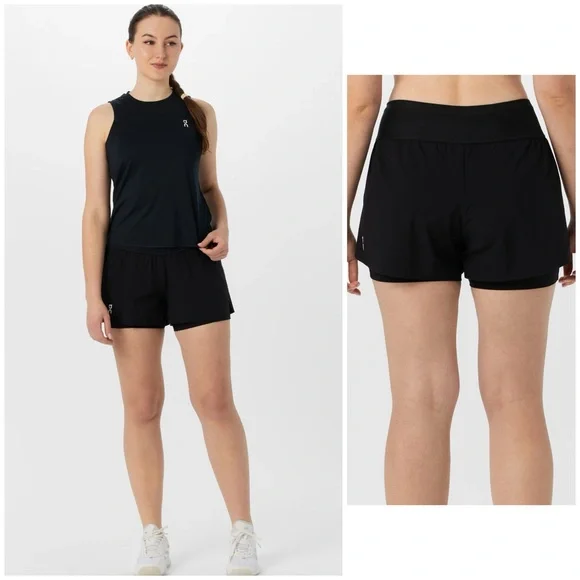 ON Women's Core Court Short sporty 2-in-1 short Size X-Large - Picture 1 of 8